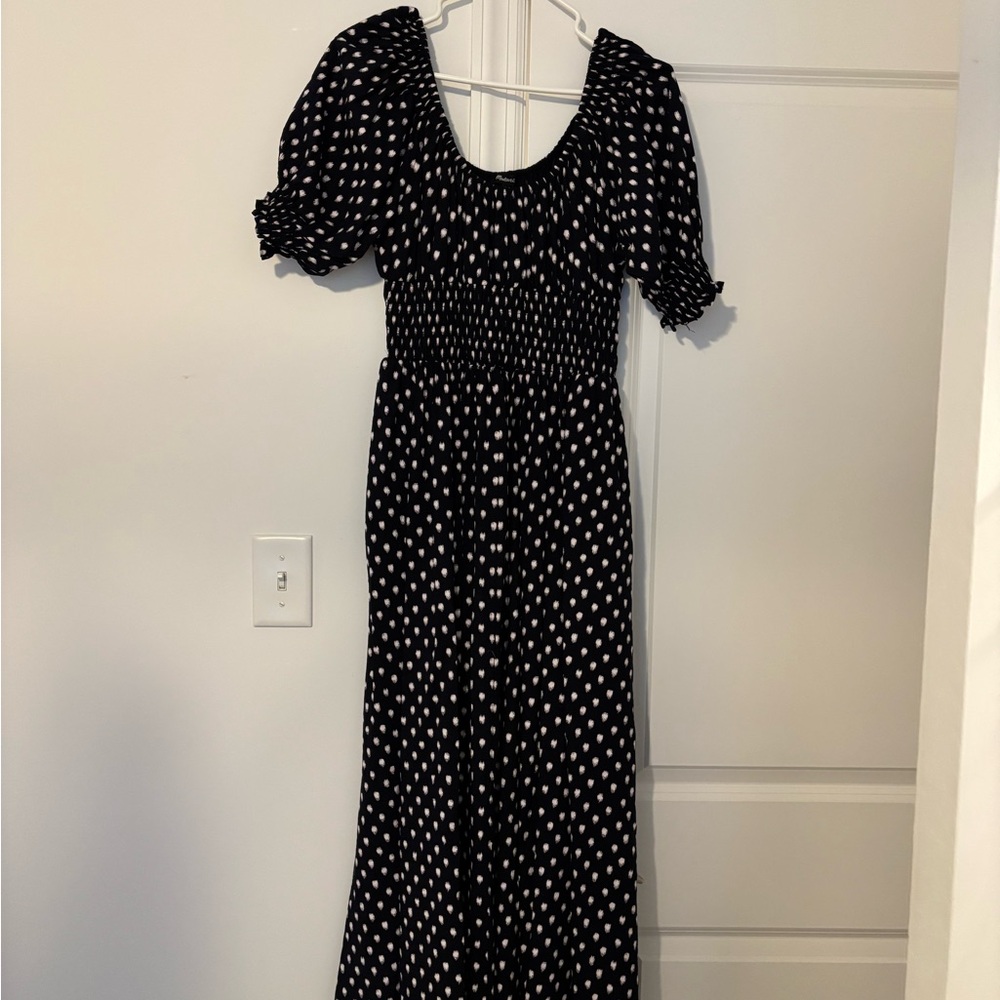 Madewell Polka Dot Maxi Dress